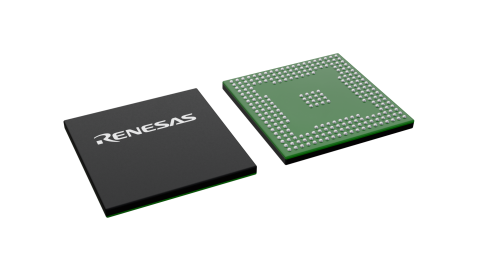 3D illustration featuring top and bottom of FBGA IC chip package with 252 lead count.