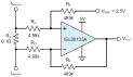 Typical application circuit diagram featuring ISL28133A.