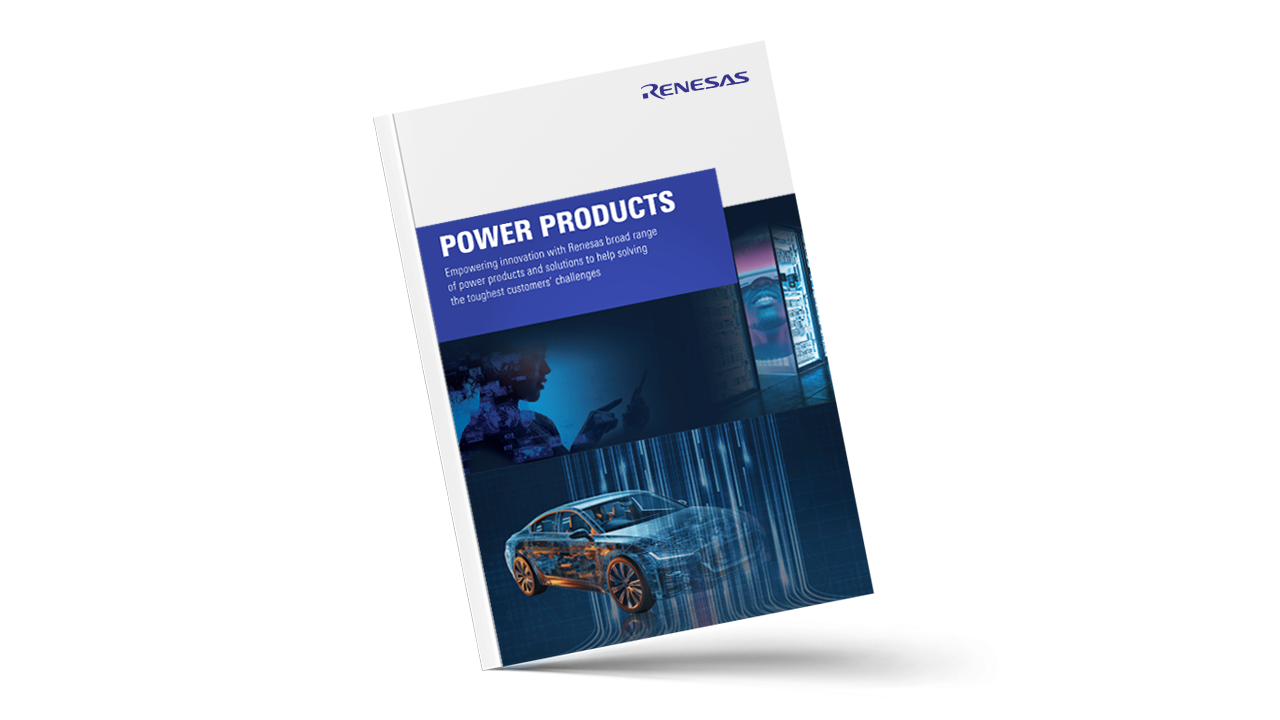 Brochure cover featuring power products.