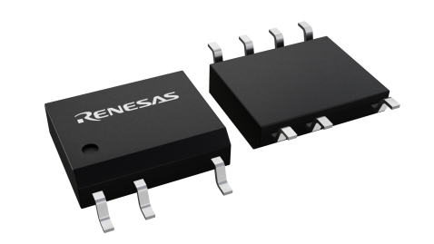 3D illustration featuring top and bottom views of SOICN chip package with 7 lead count.